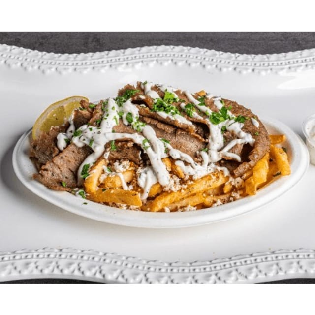 Spartan Gyro Fries Combo.