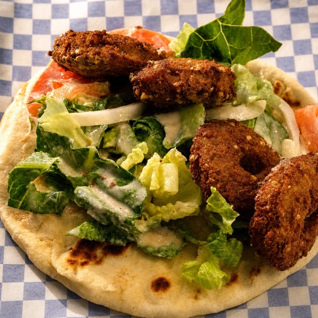 Falafel Wrap Combo.