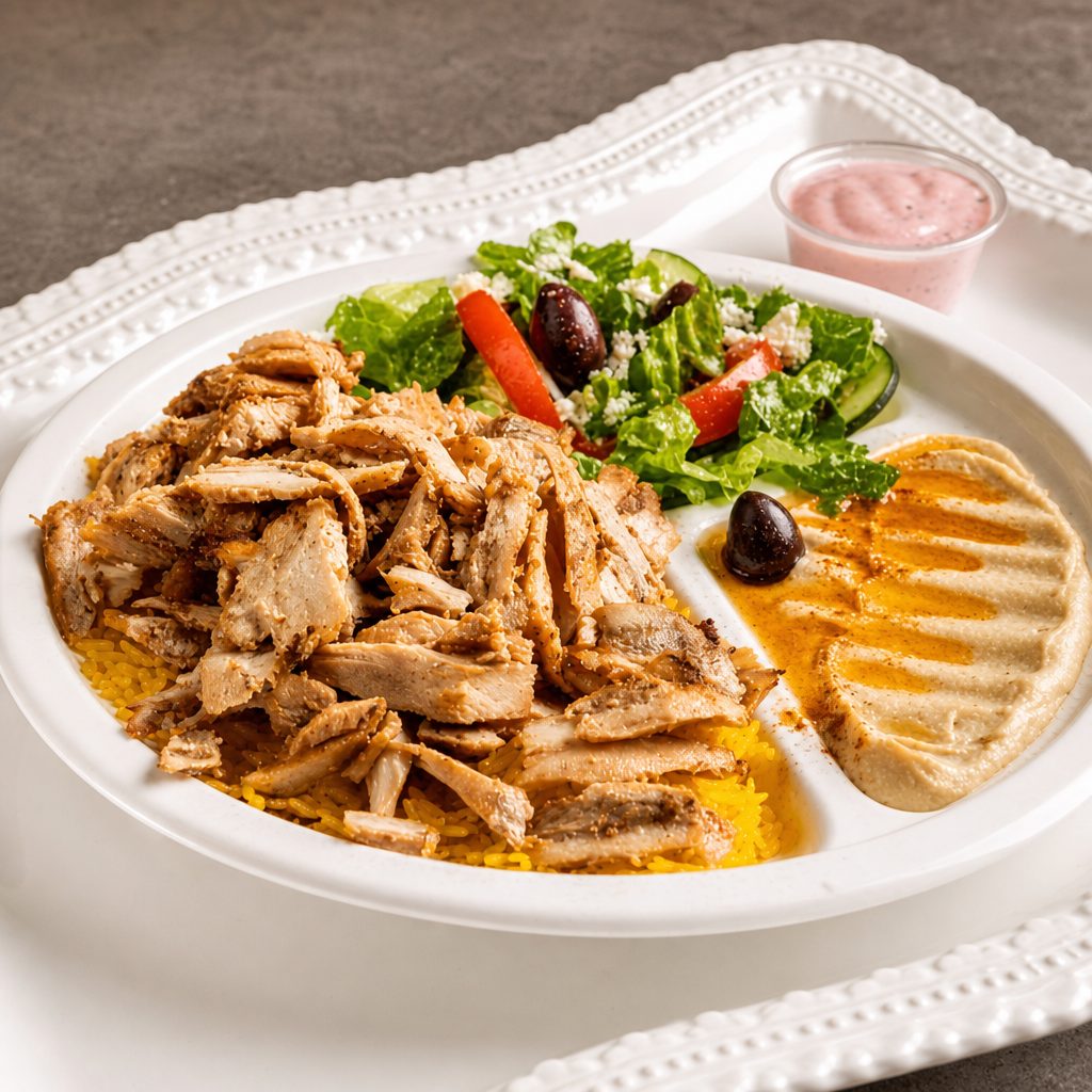 Chicken Shawarma Plate.