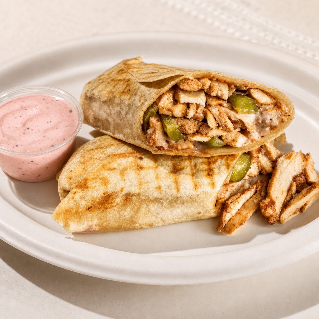 Chicken Shawarma Wrap.