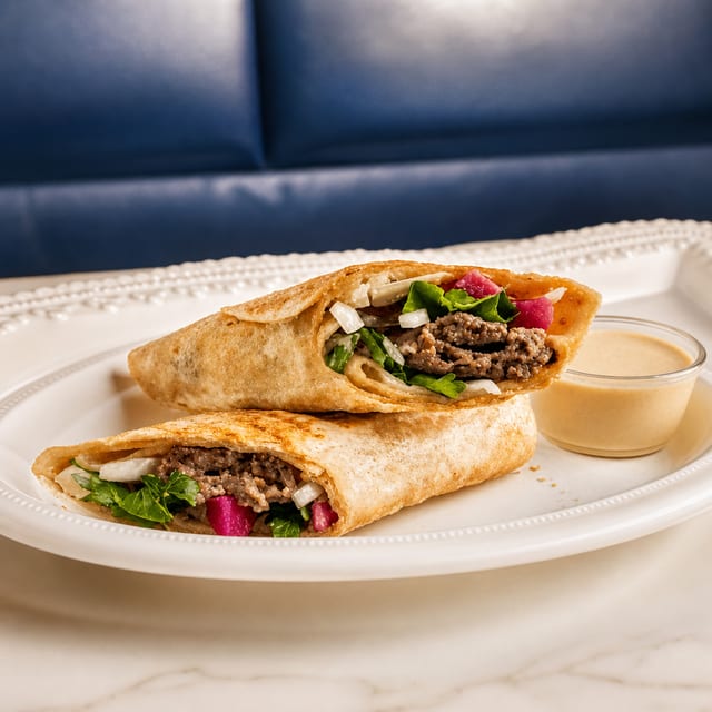 Kafta Kabab Wrap Combo.