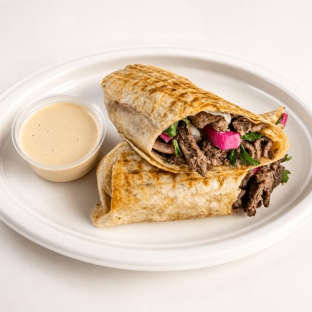 Beef Kabab Wrap Combo.