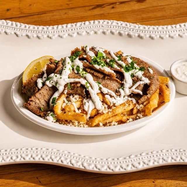 Spartan Gyro Fries.