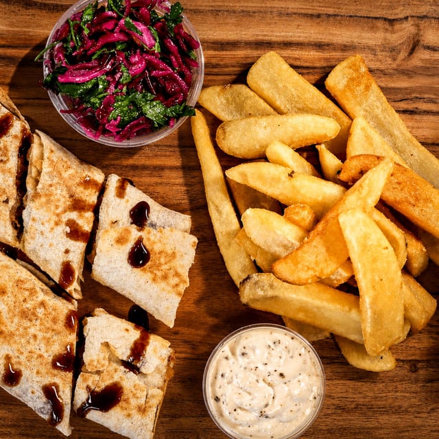 Niro's Shawarma Combo.