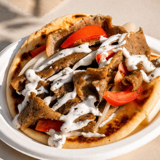Chicken Gyro Pita Combo.