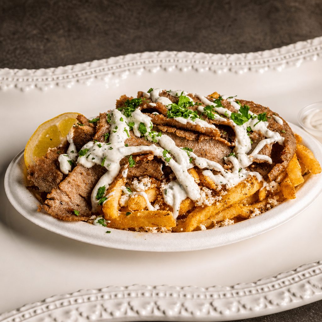 Spartan Gyro Fries Combo.