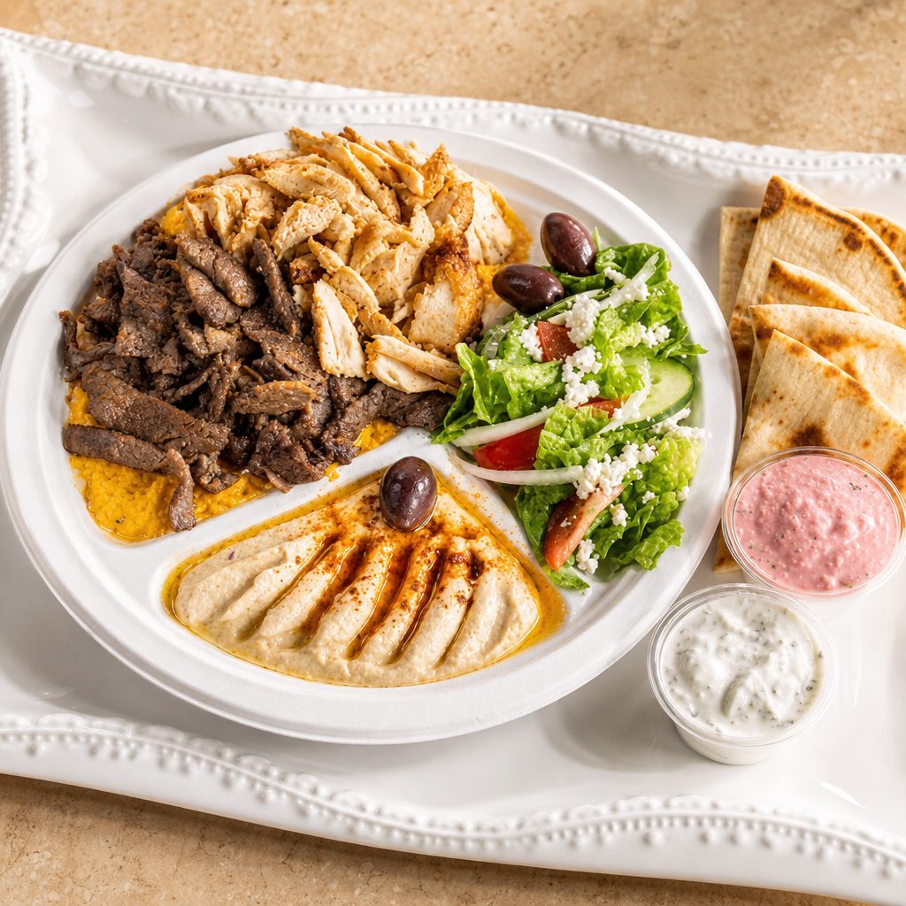 Mix Shawarma Plate.