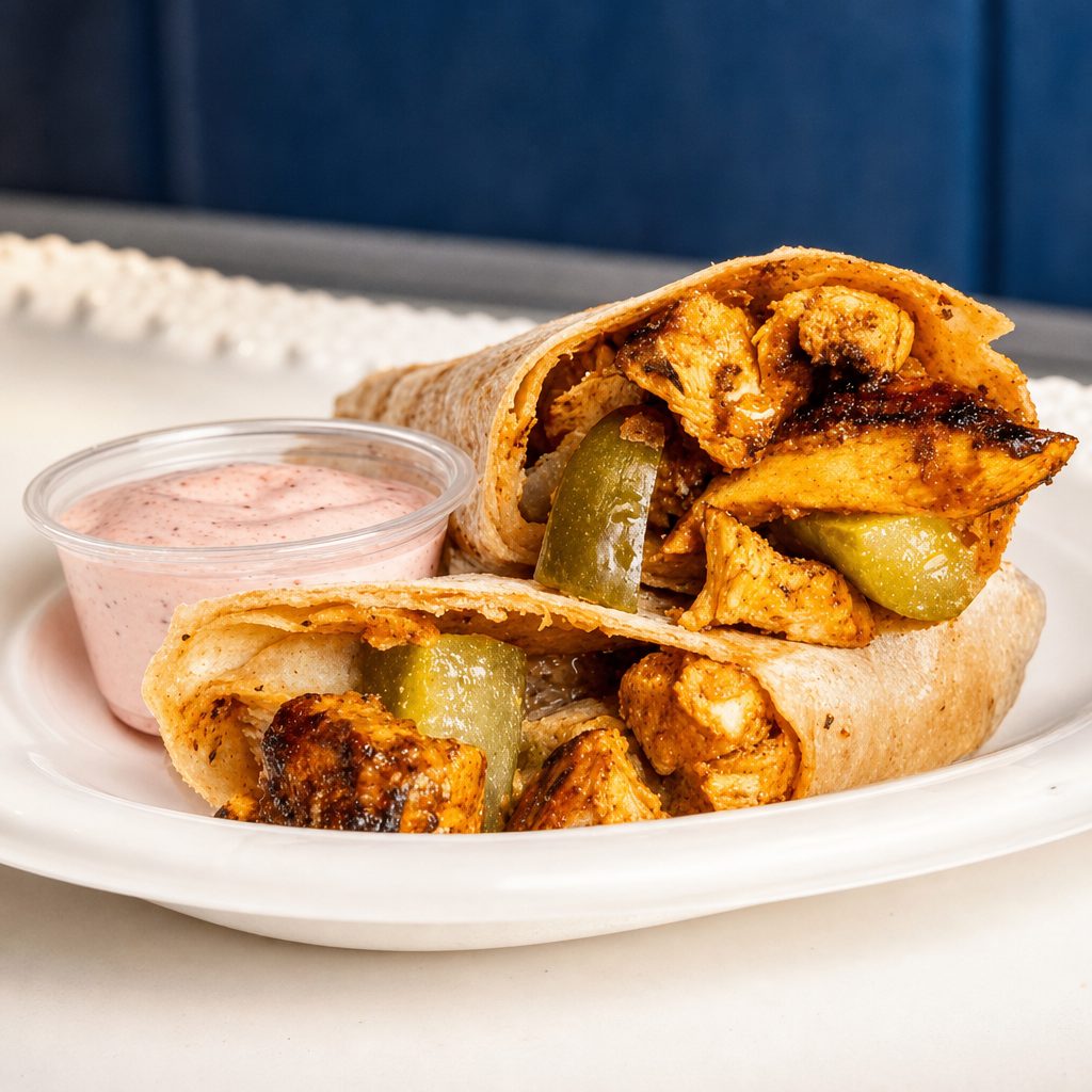 Chicken Kabab Wrap.