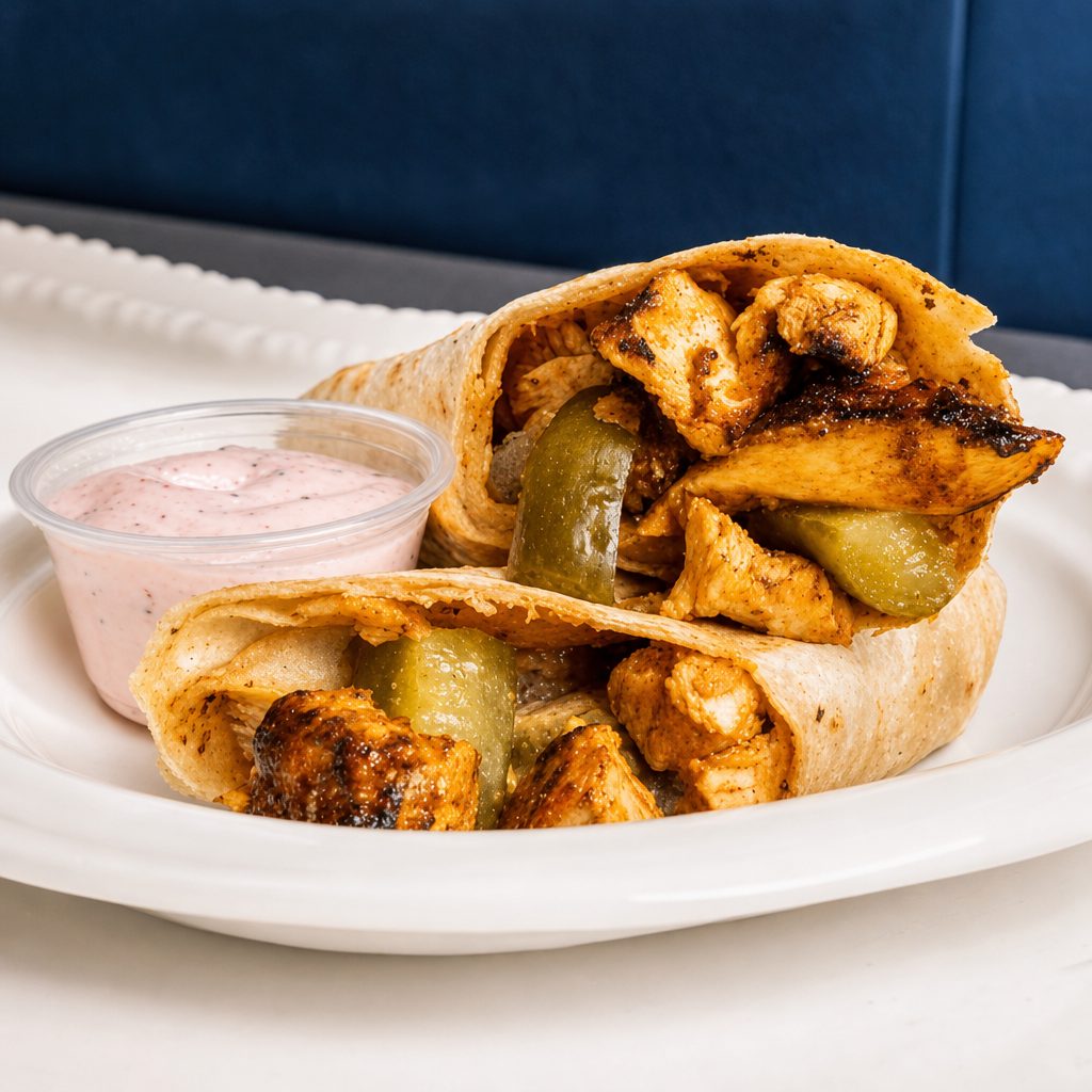 Chicken Kabab Wrap Combo.