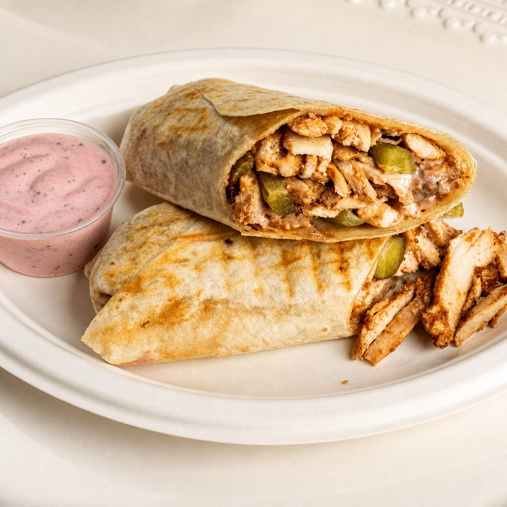 Chicken Shawarma Wrap Combo.